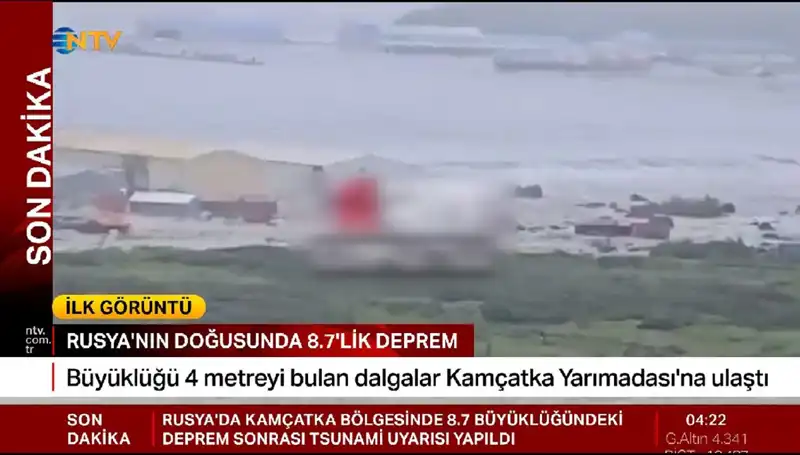 Kamçatka Kıyılarında Tsunami Alarmı: İlk Dalgalar Gözüktü!