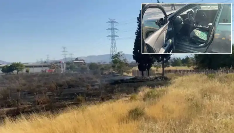 İzmir'de Yangın Korkusu: Otluk Alanından AVM Otoparkına Sıçradı!