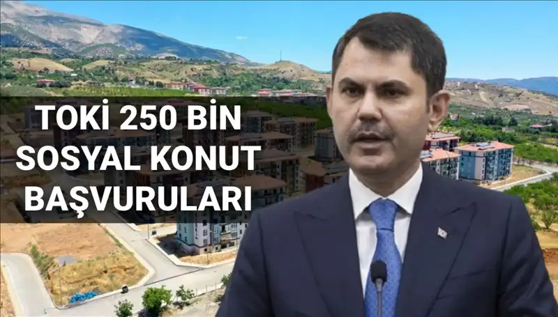 2025’te TOKİ 250 Bin Sosyal Konut: Başvuru Tarihleri ve Detaylar