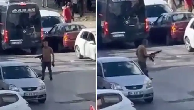 Başakşehir'de Pompalı Tüfekle Yolu Kapatan Adam Dehşet Saçtı!