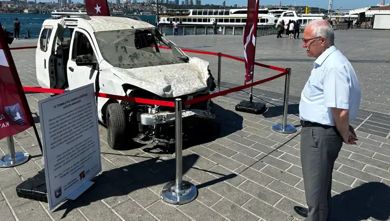 15 Temmuz’un Anılarına Tanıklık Eden Tank Altında Kalan Araçlar Sergileniyor